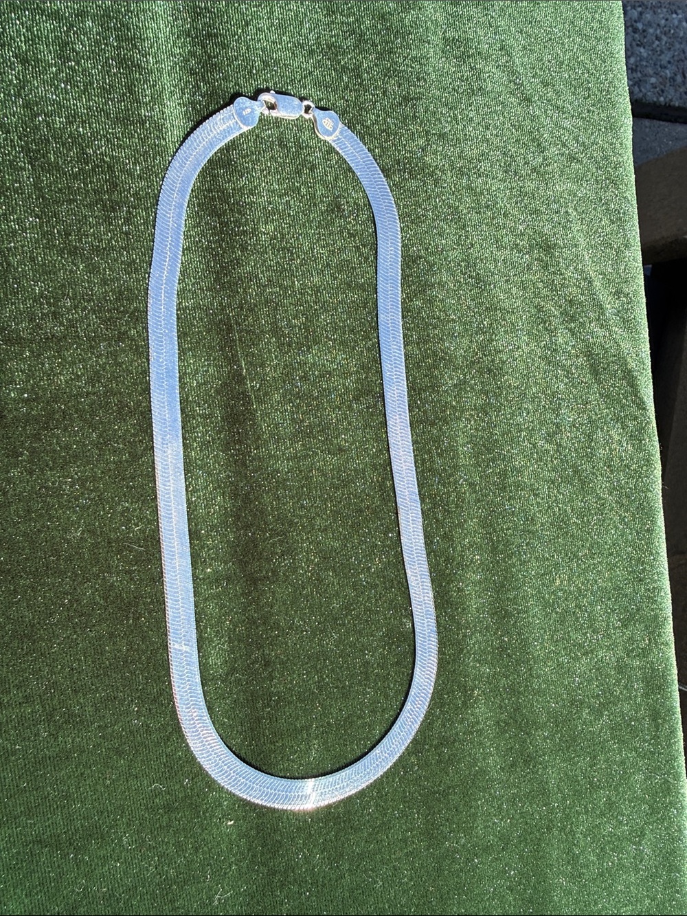 17” Silver Necklace made in Italy .925
